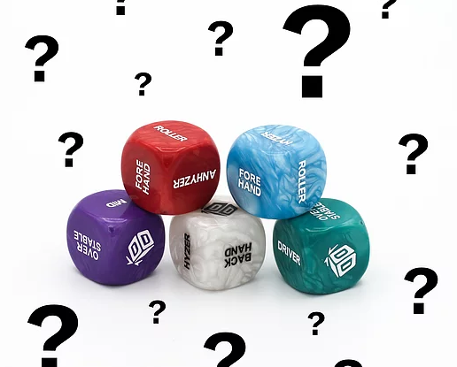 Disc Dice - Mystery Swirly Colours