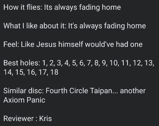 Axiom Panic