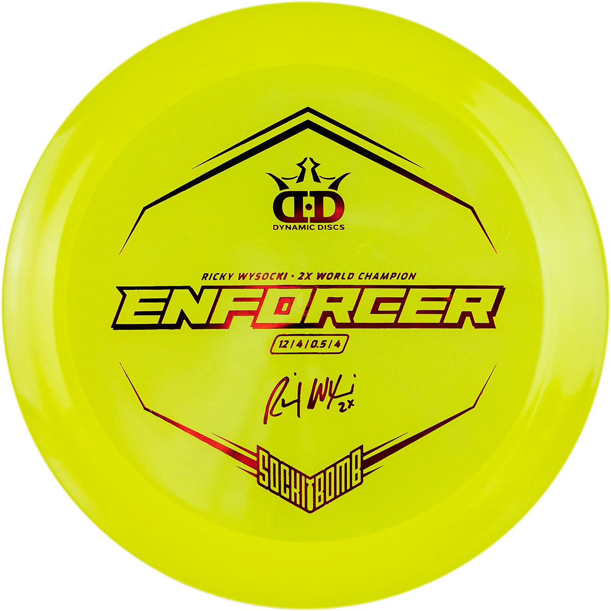 Dynamic Discs Enforcer - Lucid Ice Sockibomb Stamp