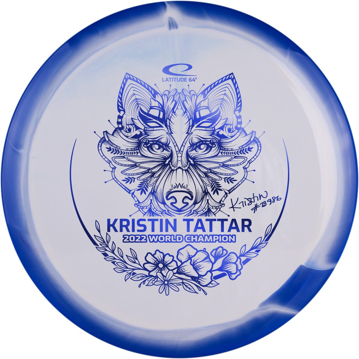 Latitude 64 Grace - Grand Orbit Kirstin Tattar 2022 World Champion Stamp